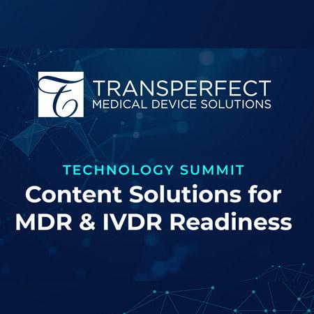 Content Solutions for MDR & IVDR Readiness